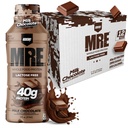 REDCON1 MRE Ready to Drink Protein Shake, Milk Chocolate - Lactose Free RTD 40gr Protein Made with Real Whole Food Protein Blends - Easy to Digest Nutritional Shake (12 Pack)