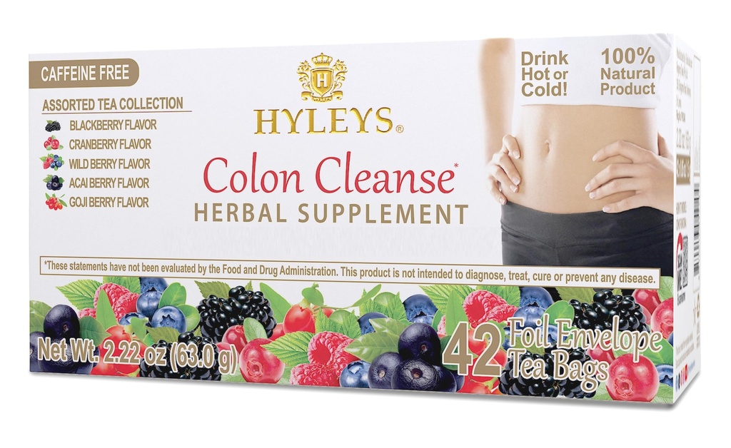 Hyleys Colon Cleanse Τσάι Ποικίλες Γεύσεις - 42 Τσάι Τσάι Τσάι Τσάι (1 πακέτο)