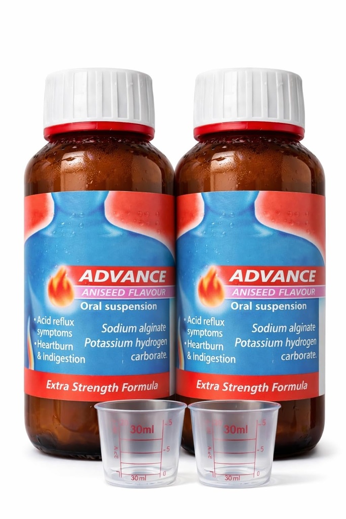 GAV Advance Aniseed Flavour Liquid,150ml Bottle Pack of 2 | 2 Measuring Cups 30 ml
