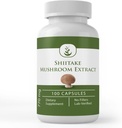Αμιγώς πρωτότυπα συστατικά Shiitake Mushroom Extract (100 κάψουλες) Πάντα καθαρό, χωρίς πρόσθετα ή πληρωτικά, Εργαστήριο Επαληθευμένο