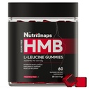 Sugar Free HMB and Leucine Gummies, HMB and Leucine Amino Acid Supplements for Men Women, with CoQ10, Rhodiola Rosea for Muscle Growth and Fast Workout Recovery, Vegan, Mixberry Flavor, 30 Servings