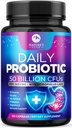 Προβιοτικά 60 Δισεκατομμύρια CFU - 10 Strains + Digestive Enzymes & Prebiotics - Best Probiotic for Women & Men, Supports Immune, Gut Health, Occasional Constipation, Diarrhea, Gas & Bloating - 120 Κάψουλες