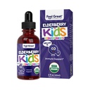 Elderberry for Kids Liquid Drops with Vitamin C & Zinc - 2oz - Children and Toddler Immune Support Supplement USDA Organic Sambucus Elderberry Extract Ages 1-13 Years - Made in USA - 2 fl oz