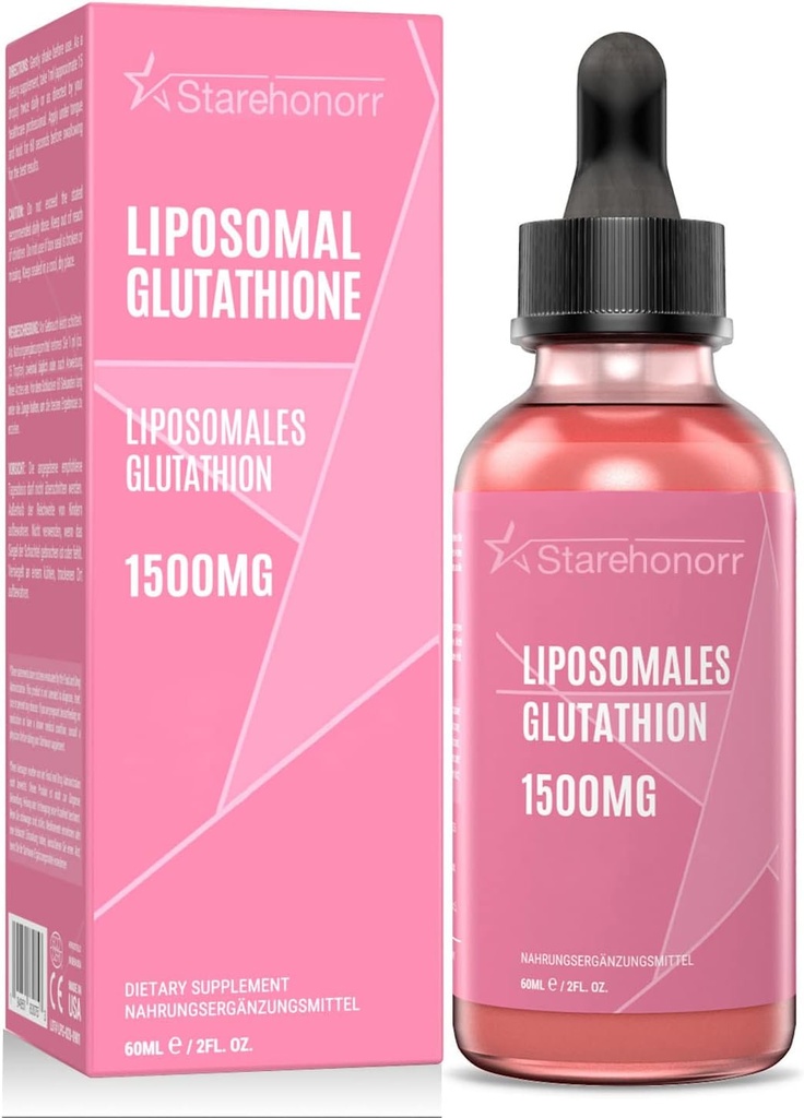 Λιποσωμική Γλουταθειόνη Υγρή 1500 mg, Μειωμένη Γλουταθειόνη Συμπλήρωμα, 2, 02 oz