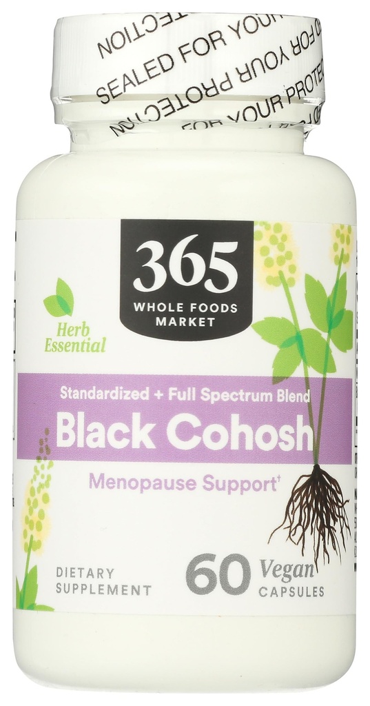 365 By Whole Foods Market, Black Cohosh, 60 Count