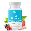 DR VITAMIN SOLUTIONS Fat Burner with GLP‑1 Support – Raspberry Ketones, Green Tea & Kelp – Metabolism & Appetite Support for Women & Men – 60 Capsules
