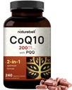 NatureBell CoQ10 200mg με PQQ, 240 κάψουλες Veggie 