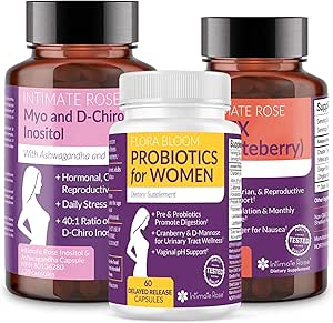 Intimate Rose Save 10% on Comprehensive Women's Wellness Bundle – Vitex, Myo-Inositol, and Probiotic Supplements for Hormone Balance and Feminine Health
