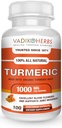 Vadik Herbs Βιολογική Κουρκουμίνη 1000 mg 