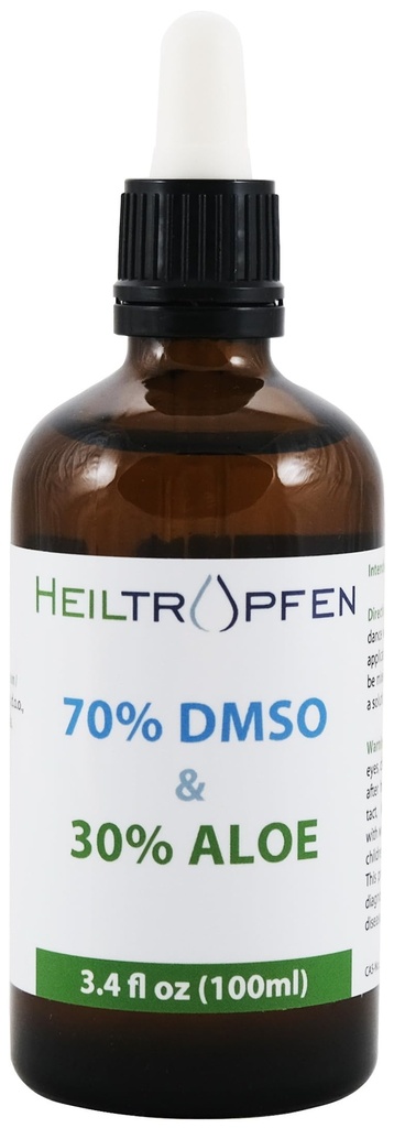 Heiltropfen DMSO & Aloe Arborescense by Dr. Hartmut Fischer | 3.4 Fl Oz - 100ml | Third-Party Tested