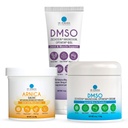 DMSO & Arnica Recovery Bundle – 99.9% Pure Pharmaceutical Grade DMSO & Arnica Salve | Cream, Lavender Gel & Arnica | Deep Hydration & Nourishment | Made in USA