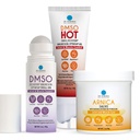 DMSO HOT Ultimate Relief Bundle – 99.9% Pure Pharmaceutical Grade DMSO & Arnica | Warming Roll-On, Lavender Roll-On & Arnica Salve | Fast-Absorbing & Non-Greasy | Made in USA