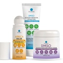 Arnica & DMSO Gel Recovery Bundle – 99.9% Pure Pharmaceutical Grade DMSO & Arnica Roll-On | Lavender Cream & Fast-Absorbing Gel | Hydrating & Non-Greasy | Made in USA