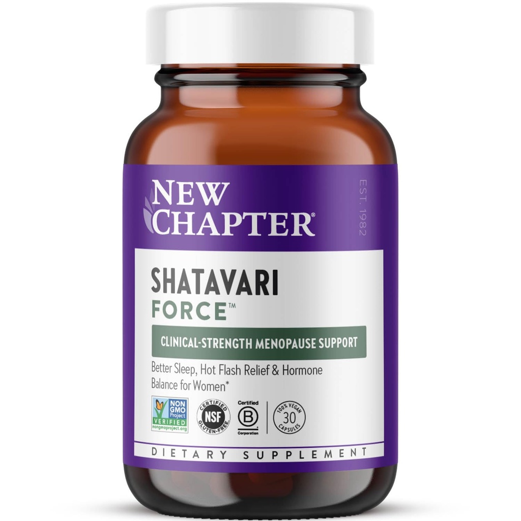 NEW CHAPTER Shatavari Force, 60 CT