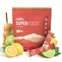 Nello Superfocus Mojito – Nootropic Focus Drink Mix, 20 On-The-Go Packets, Alpha GPC, Lion’s Mane, Rhodiola, Sugar-Free