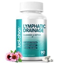 Lymphatic Drainage Supplements - Lymphatic System Support, Fluid Balance, Immune Support - Natural Lymphatic Cleanse & Detox Capsules with Dandelion, Echinacea, Burdock & More, 90 Capsules