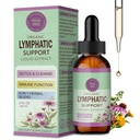 OUROZO Lymphatic Drainage Drops for Lymph System Detox Cleanse, Lymphedema Support Supplement Formula Echinacea, Burdock Root, Calendula Flower, Use with Lymph Massage Tool. 2oz