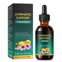 Lymphatic Drainage Drops, Support Supplement with Echinacea, Dandelion, Elderberry, Cleavers, Astragalus, Burdock & More, 2 FL OZ - Natural Lymphatic Cleanse & Immune Support
