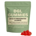 DGL Gummies, 400 Mg DGL Extract Supplement, with Licorice Root Extract, Supports Stomach & Gut, Improves Digestion, No Gluten, Berry Flavor, 60 Gummies (1)