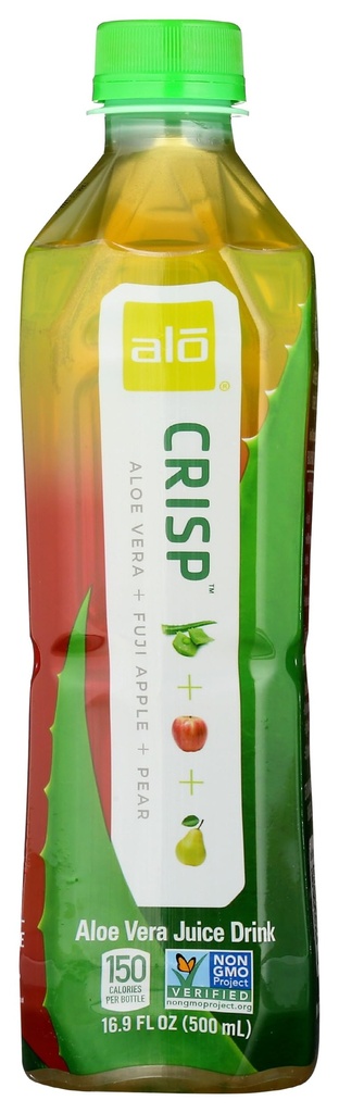 Alo, Juice Aloe Vera Crisp Fuji Apple Pear, 16.9 Fl Oz