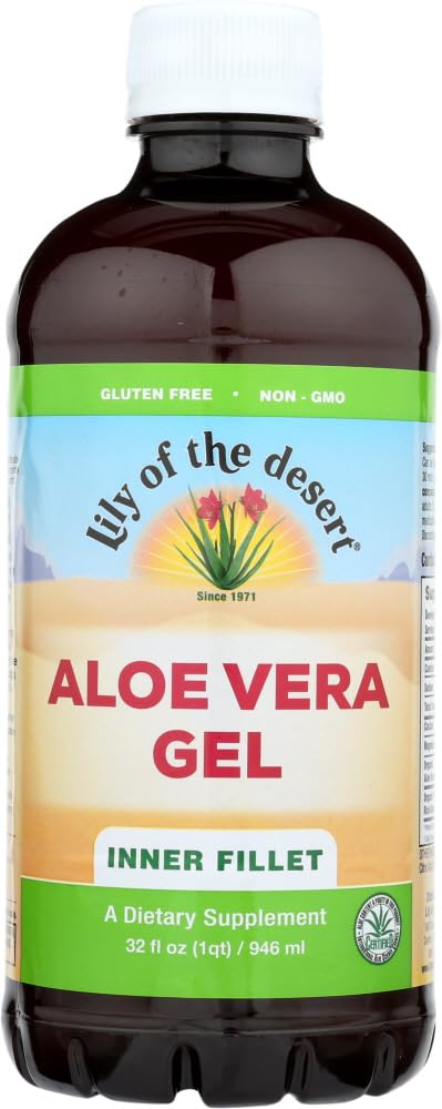 Lily Of The Desert Aloe Vera Gel, Drinkable Inner Fillet, Non-GMO, 32 Fl Oz