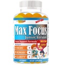 Max Focus Gummies for Kids & Teens | Omega 3 for Kids Gummies | DHA Kids Vitamin Gummies for Brain Support | Teen Vitamin | Concentration & Learning Support for Children, Pre-Teens – 60 Gummies