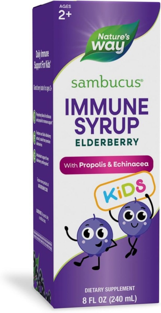 Natures Way, Sambucus Syrup Kids, 8 Fl Oz