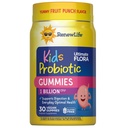 Renew Life Kids Raspberry Prebiotic and Probiotic Gummies, Daily Supplement for Digestive and Immune Health, B. Coagulans and B. Subtilis, Dairy, Soy and gluten-free, 1 Billion CFU 30 Count