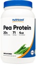 Nutricost Pea Protein Powder (4 LBS) Unflavored - 20g of Vegan Pea Protein Isolate, GMO-Free, Gluten-Free, 71 Servings