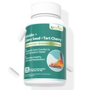 Natural Purge Uric Acid Flush, Support Uric Acid Cleanse and Balance, Joints and Mobility, Tart Cherry, Celery Seed and Eucommia Leaf Extract, Feet and Joint Support Supplement, 60 Capsules