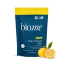 Bio.me Daily Prebiotic Fiber Lemonade with Electrolytes - 7g Per Serving - Soluble Fiber Supplement Powder for Women & Men - Digestive Health, Gut Health & Hydration - Sugar Free - 30 Servings