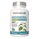 Resveratrol Supplements, Vegan Capsules, 120 Count, Trans-Resveratrol with Red Grape Extract, Non-GMO