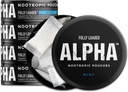 Πλήρως φορτωμένο Alpha Nootropic Pouches (Mint) - 5 κονσέρβα - 15 Pouchs per can - Αποτελεσματική Νοοτροπική Παράδοση, Nic Pouch Αντικατάσταση - Ταχύτερη Απορρόφηση, Alpha GPC, L-Tyrosine, GABA