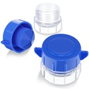 2 Pieces Pill Crusher Grinder Fine Powder Blue Small Medicine Crushers for Small or Large Pills Pets Elderly, Vitamins, Tablets