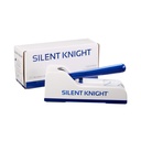 Silent Knight Pill Crusher - Hand Operated, Metal, Blue and White, 1 Count