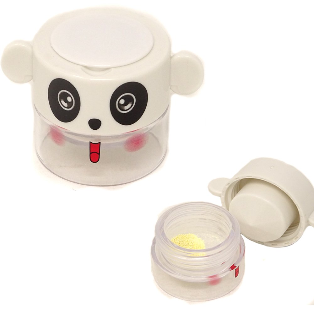 Pill Grinder yueton Vitamin and Tablet Crusher with Pill Container for Kids Elder and Pets