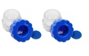 KMINA Pill Crusher Fine Powder for Elderly (x2 Units), Medication Grinder, Tablet Crusher for Pills, Small and Large, Manual