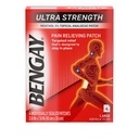 Ultra Strength Bengay Pain Relief Patches, Large Topical Analgesic Menthol Patches for Muscle & Joint Pain Due to Backaches, Minor Arthritis, Sprains, & Strains, 3.9 x 7.9 inches, 4 Count