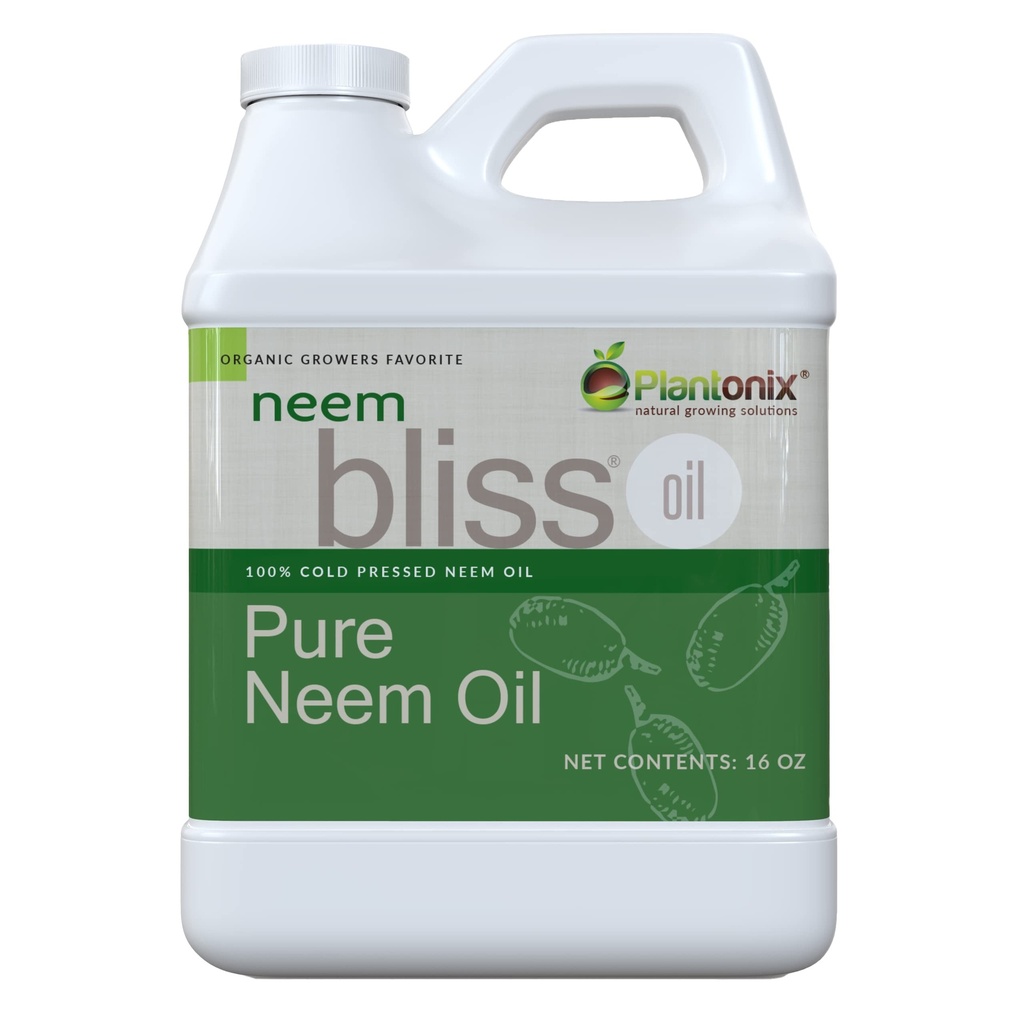 Neem Bliss (16 Fl Oz) - Pure Neem Oil Concentrate - 100% Cold Pressed Neem Oil - All-Natural Neem Oil Concentrate - Pure Neem Oil Extract - Unrefined Neem Oil for Hair - Neem Seed Oil Concentrate