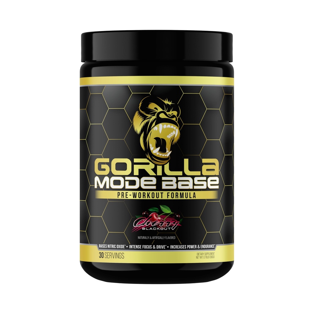 Gorilla Mode Base Pre-Workout (Cherry Blackout)