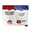 Snap Supplements Prostate Health for Men with Plant Sterols, Stinging Nettle Root & Reishi Mushroom + Beet Root Natural Nitric Oxide Supplements for Men, 60 Soft Chews Each