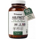 Age Finity NAD & NR Cellular Optimzation Mitochondrial Supplement - NAD, Nicotinamide Riboside, TMG, CoQ10, GlyNAC, Resveratrol, Spermidine - Cellular Longevity - 3rd Party Tested Glass Bottle