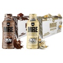 REDCON1 MRE Ready to Drink Protein Shake Bundle, Milk Chocolate & Vanilla Milkshake, Lactose Free RTD 40g Protein Made with Real Whole Food Protein Blends - Easy to Digest Nutritional Shake