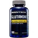 BODYTECH Γλουταμίνη Αντι-καταβολικός παράγοντας αποκατάστασης & ανοσοποιητική υποστήριξη (100 κάψουλες)