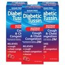 Diabetic Tussin DM Maximum Strength Cough Medicine for Adults, People with Diabetes – No Sugar, Dyes, Sodium, Fructose or Alcohol – Berry Flavored Cough Syrup, 4 Fl Oz, Pack of 3