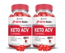 Αιτιολογημένα Εργαστήρια (2 Pack Keto Rush Keto ACV Gummies Advanced Formula 1000MG Powder B12 Vegan Non GMO 120 Gumys