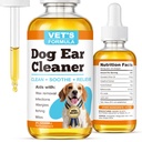 Dog Ear Cleaner and Infection Treatment,Natural Ear Drops for Dogs, Gentle Relief for Itching, Irritation, Wax Build-Up & Infections,Safe Ear Cleaning Solution for All Breeds & Ages