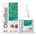 ICF Otodine Dog Ear Cleaner Solution Drops for Itchy Ears, Infections, Head Shaking, Scratching, Wax, Debris & Odor - Tris-EDTA Flush - Gentle & Safe for Cats & Puppies - 100ml