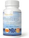 Total Eye Complex with Lutein, Bilberry & Zeaxanthin - Support Eye Health & Visual Acuity (120 Capsules)