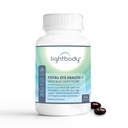 Lightbody Total Eye Health+ – Lutein and Zeaxanthin Eye Supplements with Plant Extracts for Visual Wellness & Daily Comfort – Non-GMO Eye Vitamins for Adults (30 Softgels)